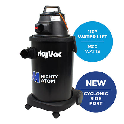 SkyVac® Mighty Atom Gutter Vacuum Clamped (You Choose)